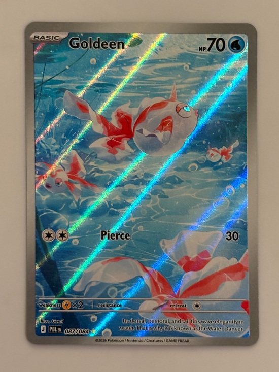 Pokemon Other - Pokémon Goldeen 087/084 Illustration Rare IR